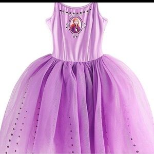 Disney frozen 2 anna ana leotard dress with tutu & cape size 4. Offers welcomed